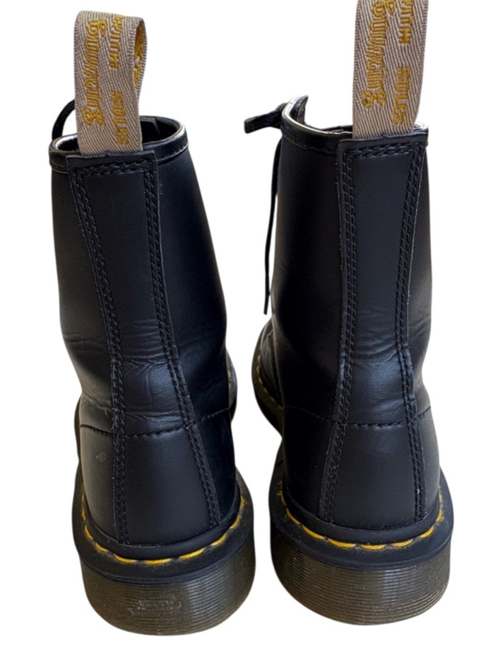 Dr. Martens Vegan 1460 Felix 8 Eye Lace Up Combat Boot Women’s Size 7 EUC - Picture 8 of 12